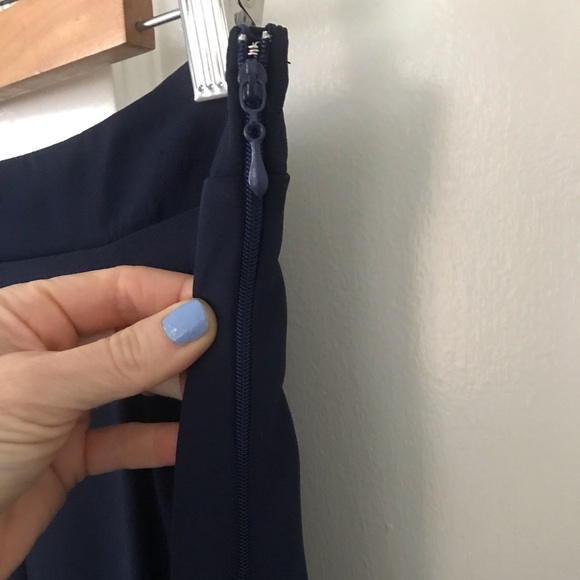 *Comes w/ FREE Ring* SMYM Princess Di ballroom navy maxi flutter skirt, S, NWT - Picture 8 of 16